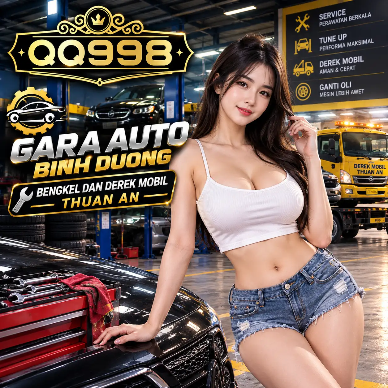 Galeri foto QQ998 Login: Gara Auto Binh Duong, Bengkel dan Derek Mobil Thuan An di Bandung